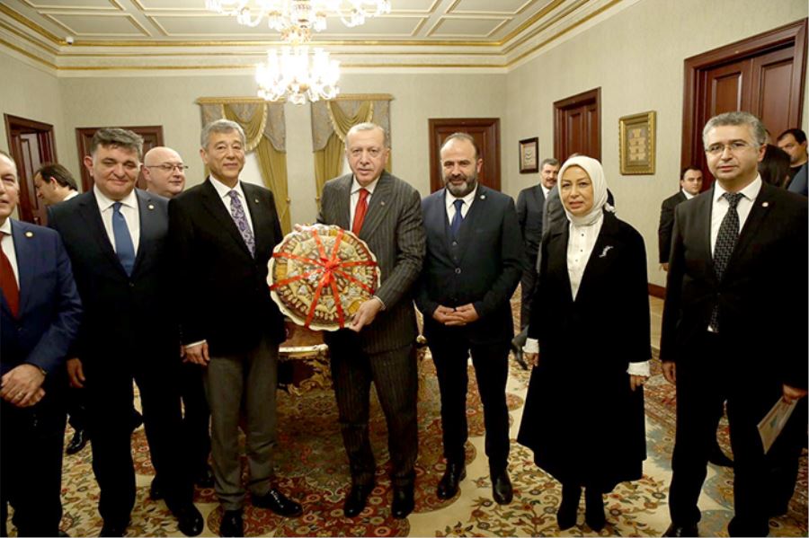 Türk Eczacılar Birliği Heyeti Cumhurbaşkanı