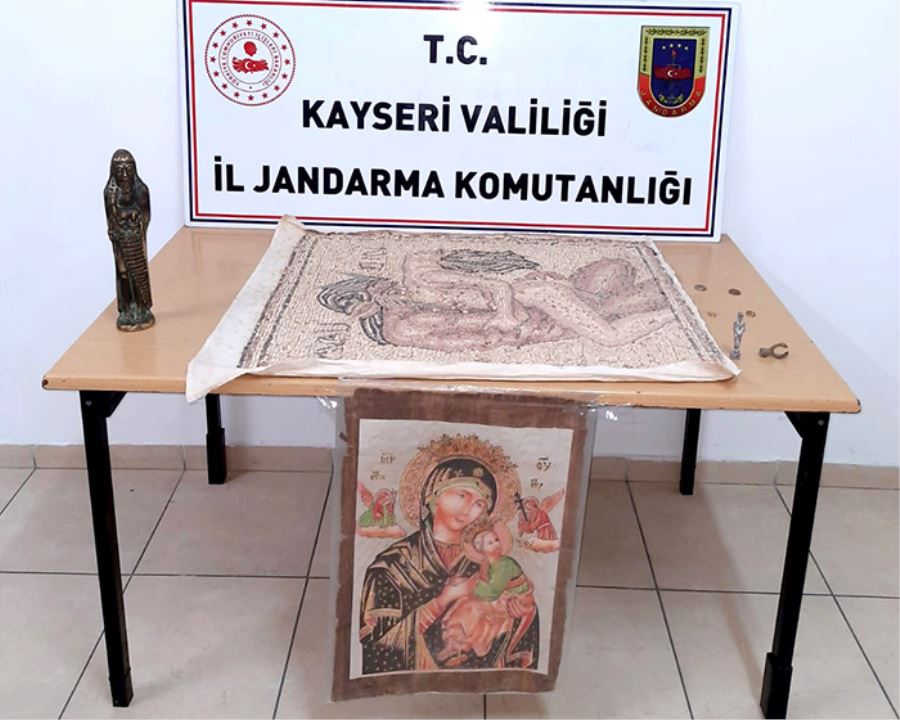 Jandarmadan tarihi eser operasyonu 