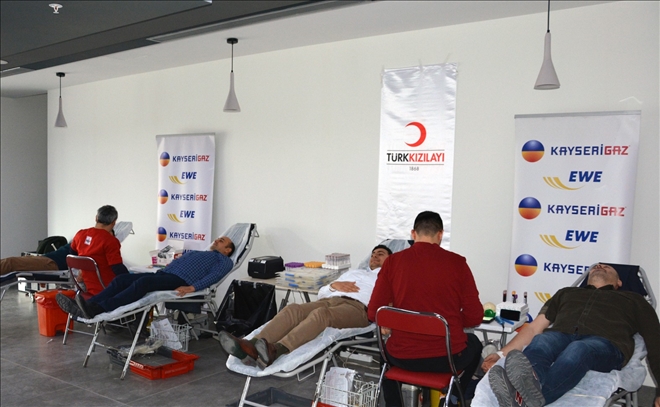 Kayserigaz´dan kan bağışı kampanyası 