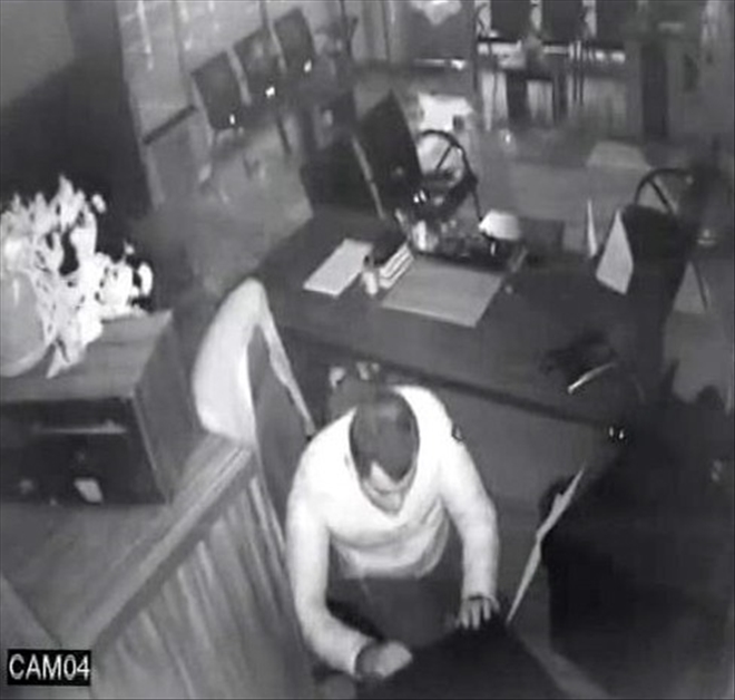 Hırsızların rahatlığı şaşırttı 