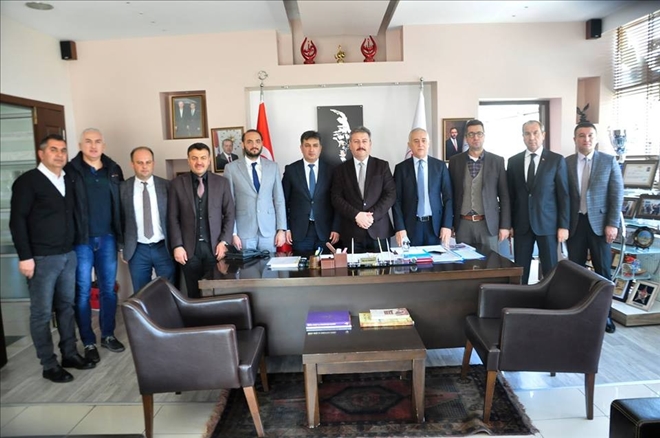 Palancıoğlu´ndan Eskici´ye ziyaret 