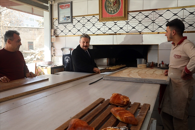 Başkan Palancıoğlu Hunat Esnafıyla 