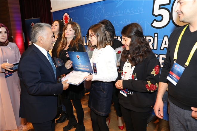 Büyükkılıç: ?TÜBİTAK, bilimsel araştırma ve proje yarışmaları ülkemizin ufkunu açıyor? 