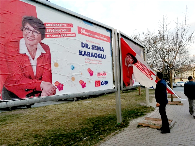 Dr. Sema Karaoğlu´nun Pankartına Sabotaj