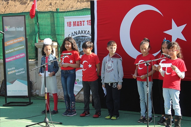 Genç Sultan Kolejinde Çanakkale Şehitlerini Unutmadı