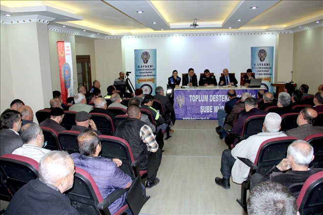 Melikgazi´de ´Huzur Toplantısı´ yapıldı 