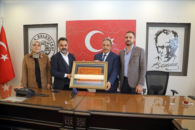 Başkan Yalçın´a MHP ve AK Parti´den ziyaret 