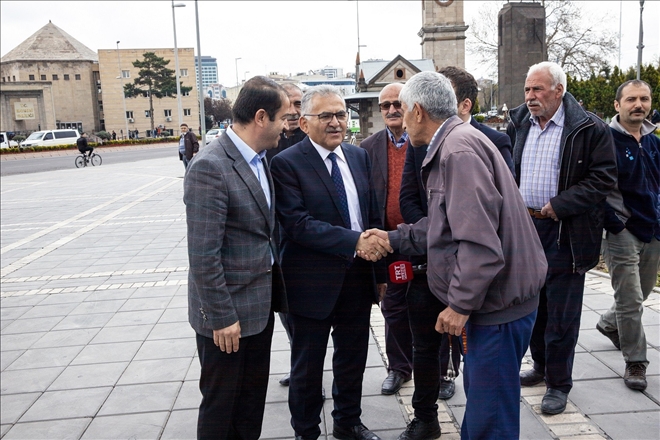 Başkan Büyükkılıç Yeraltı Çarşısı´nı ziyaret etti 