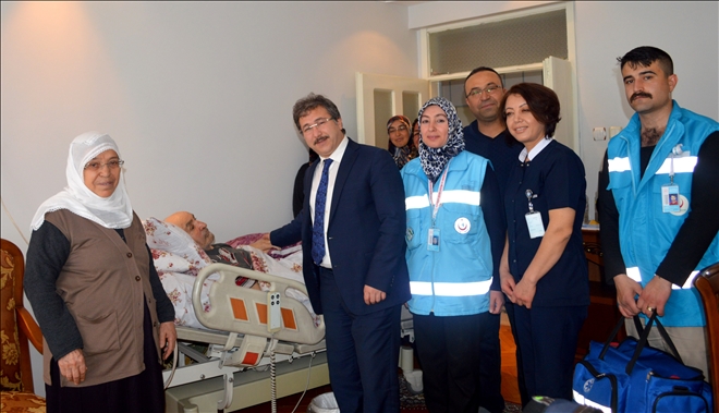 Evde Sağlık Hizmeti Devam Ediyor 