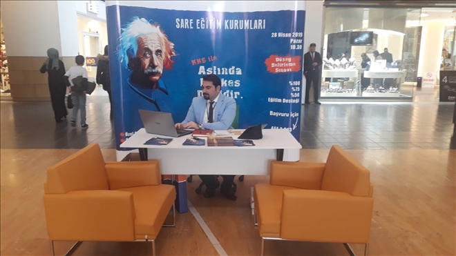 Sare Eğitim Kurumları Forum kayseri´de tanıtım standı açtı 