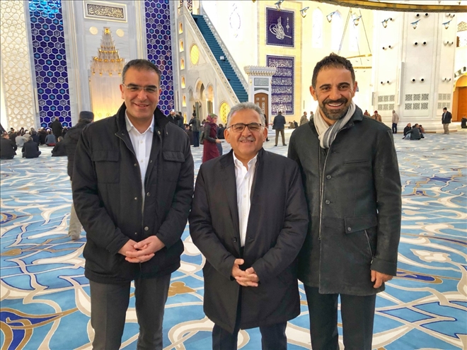 Başkan Büyükkılıç´tan Çamlıca Camii´nde İnceleme 