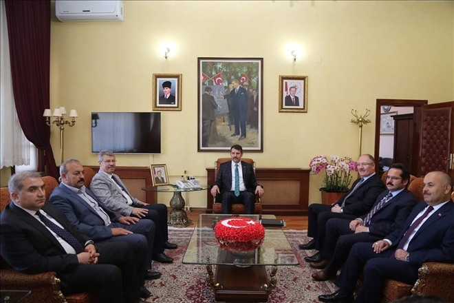 Kayseri Şeker heyetinden, Sivas Valiliği´ni ziyaret 