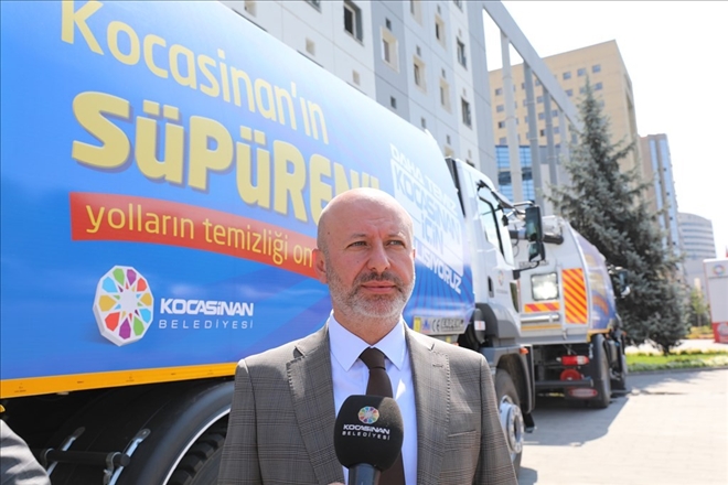 Kocasinan´ın Filosu İle Kaldırımlar Pırıl Pırıl 
