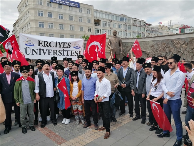 Kayserili Gençler İstiklal ruhunu yaşadı 