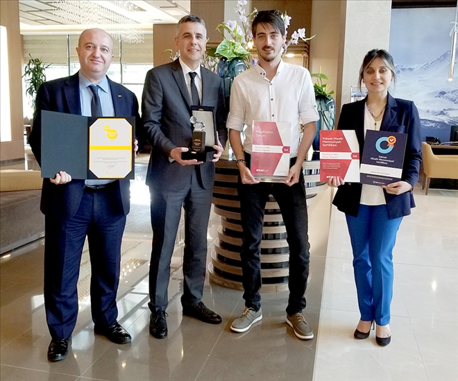 Türkiye´nin en iyi 3.´cü oteli, Radisson Blu Hotel Kayseri oldu