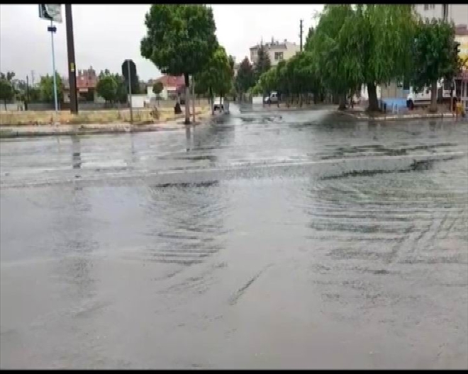 Develi´de Yağmur Etkili Oldu 