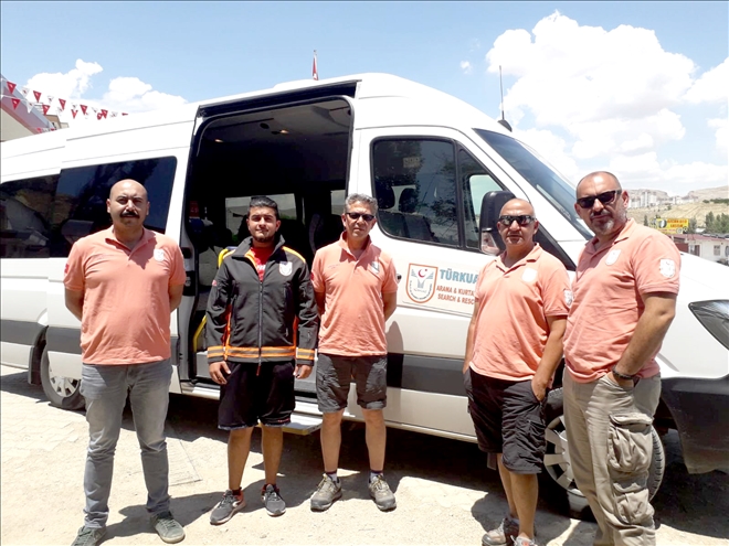 Türkuaz Sualtı ve Akarsu Arama Kurtarma ekibi Tunceli´ye gitti 
