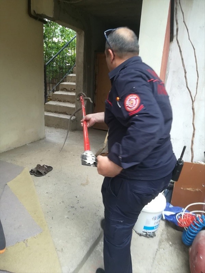 İtfaiyenin yılan yakalama timleri 