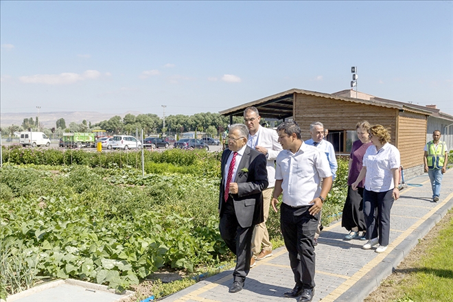 Başkan Büyükkılıç, Doğal Ürünler Bahçesi´nde incelemelerde bulundu 