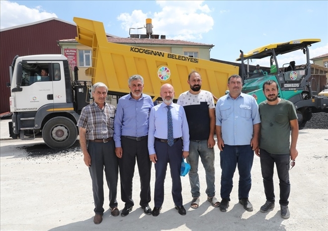 Başkan Çolakbayrakdar Asfalt Çalışmalarını İnceledi 
