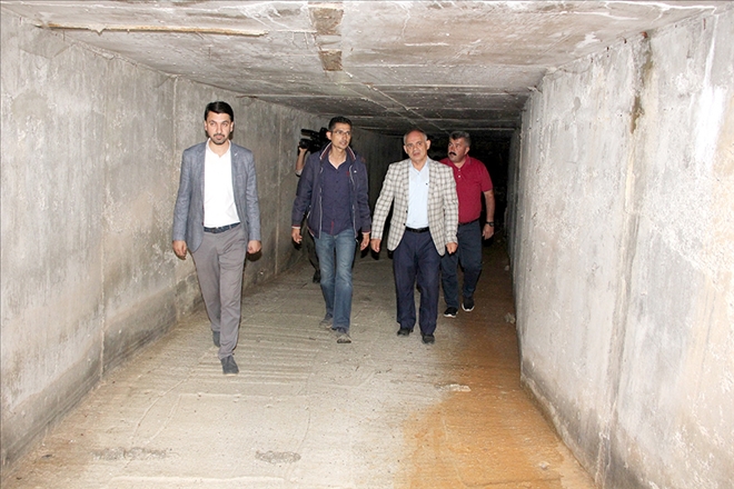 Yahyalı´da çöken turizm yolu yeniden yapılıyor 