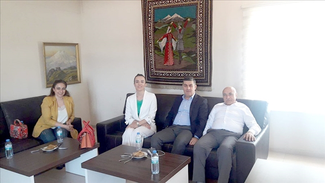 İsmail Tamer ve Hülya Nergis Atçı´dan yeni yönetime ziyaret 