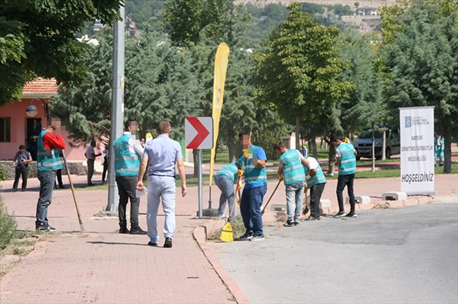 Denetimli Serbestlik Temiz Çevre Projesi´ ile yeşil alanlar temizleniyor 