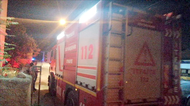 Müstakil evde çıkan yangın korkuttu 