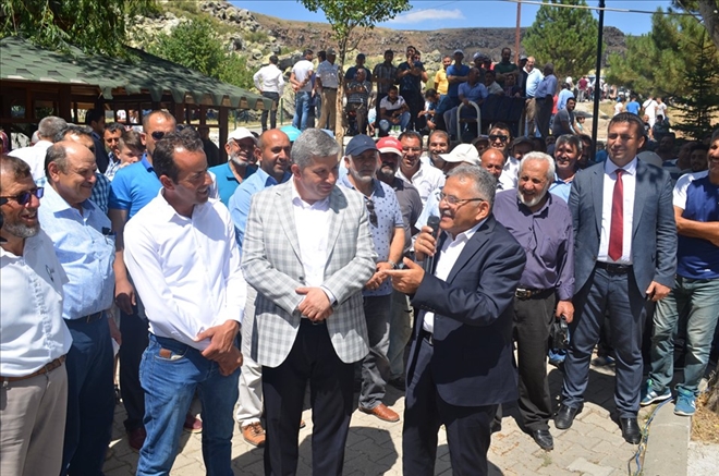 KAYSERİ PROTOKOLÜ BÜNYAN´DA GURBETÇİLERLE BULUŞTU