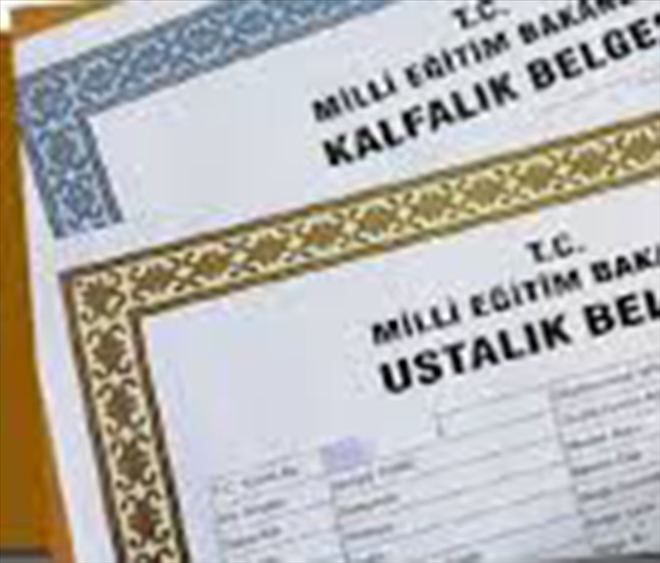 Milli Eğitim´den kalfa ve ustalara ´Telefi Eğitimi´ uyarısı 
