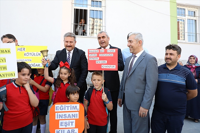 İlk ders zili Başkan Palancıoğlu´ndan 