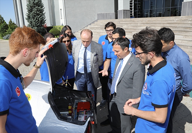 Voltacar Ekibi Rektör Çalış´ı Ziyaret Etti 