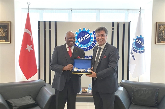 Ruanda Büyükelçisinden KAYSO´ya Ziyaret 