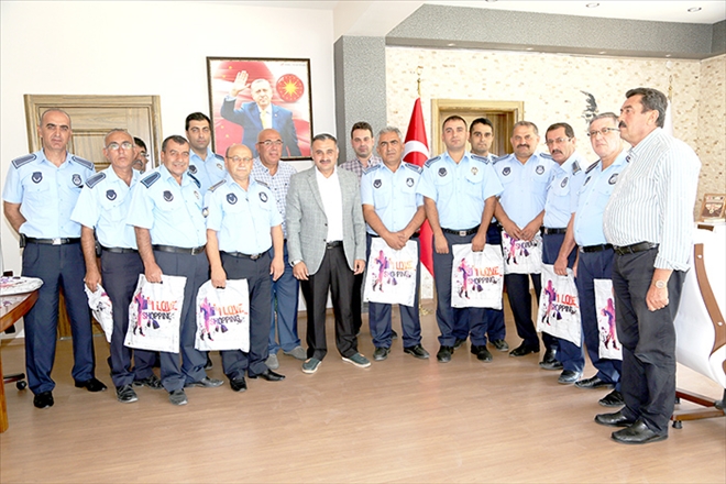 Başkan Cabbar, Zabıta Haftası´nı personeliyle kutladı 