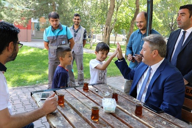 Küçükali´de çevre düzeni çalışması yapılıyor 