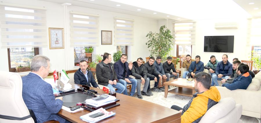 SENDİKALARIN KAYSERİ ŞUBE BAŞKANLARI KAYSERİ ŞEKER’DE