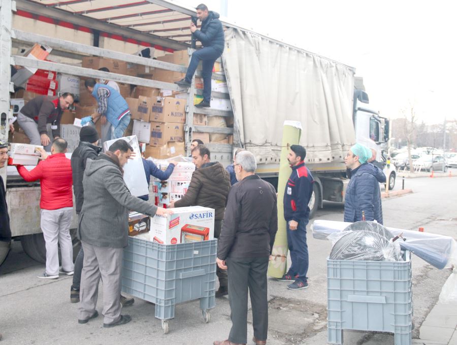 ERÜ’den Elazığ’a yardım eli 