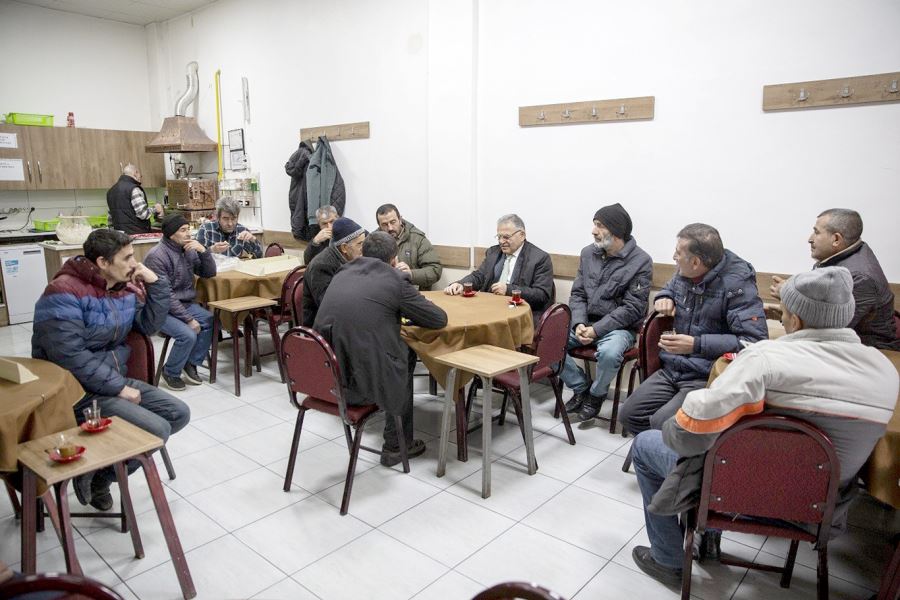 Başkan Büyükkılıç Argıncık esnaflarıyla 