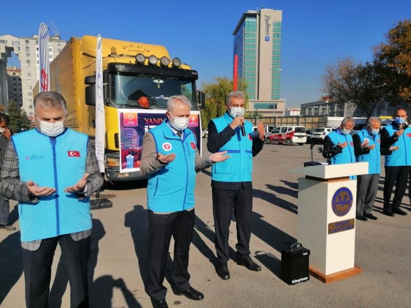 Kayseri’den deprem bölgesine yardım eli
