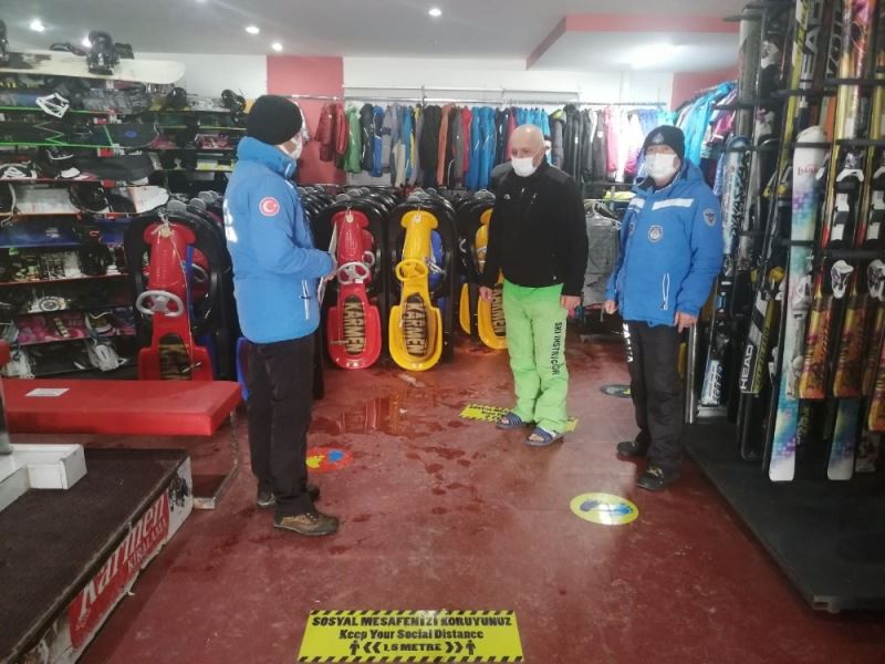 Büyükşehir Zabıtasından Erciyes’te denetim
