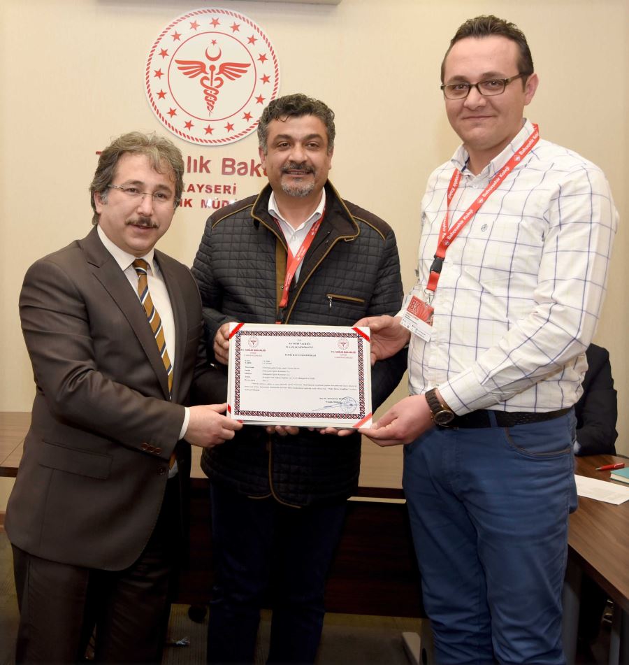 Temiz Havuz Suyu Sertifikaları Sahiplerine Teslim Edildi 