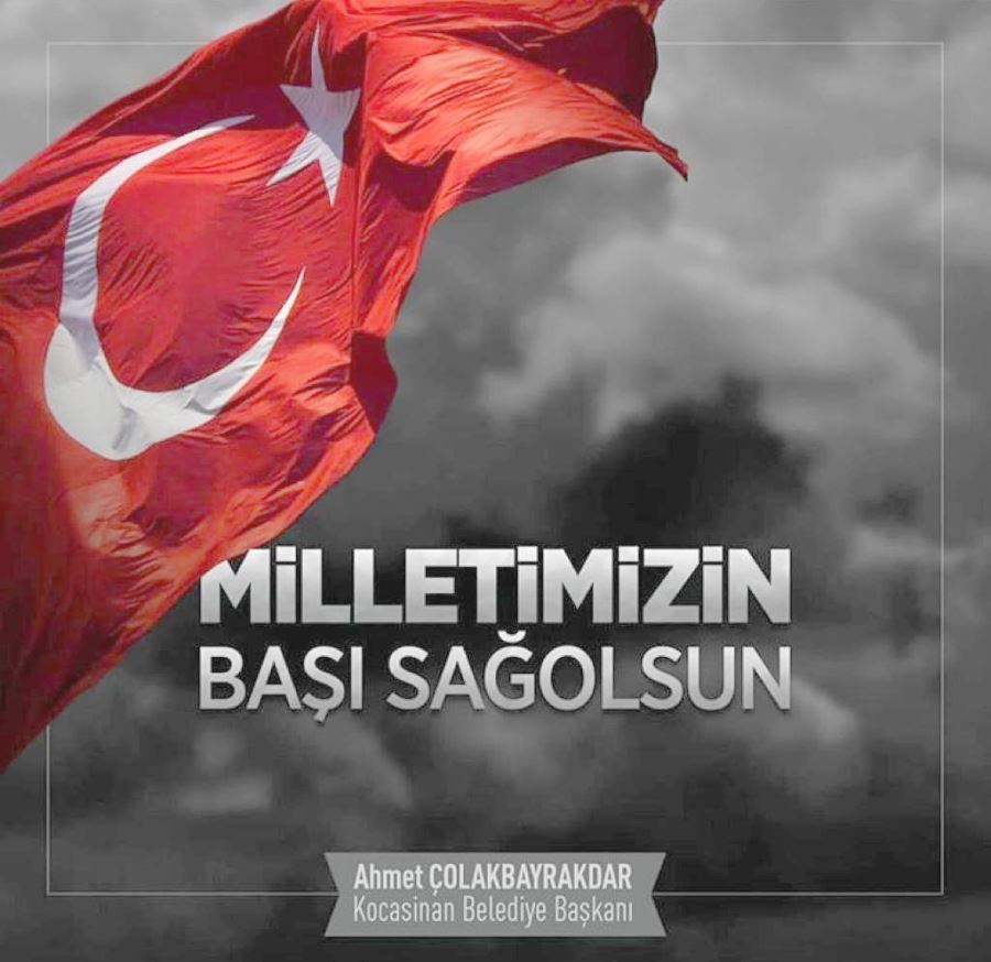 Başkan Çolakbayrakdar, İdlib şehitleri için başsağlığı 