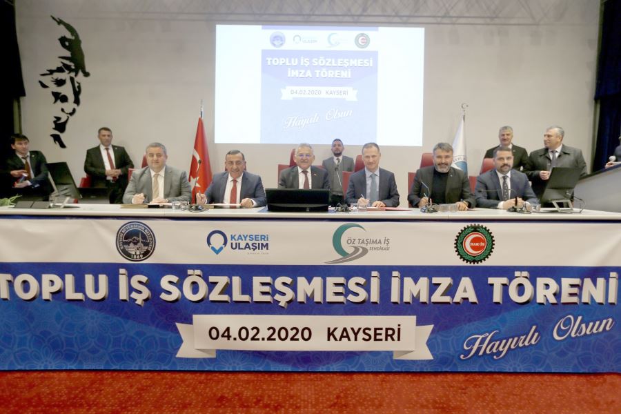  Büyükşehir Ulaşım A.Ş’de Toplu Sözleşme sevinci