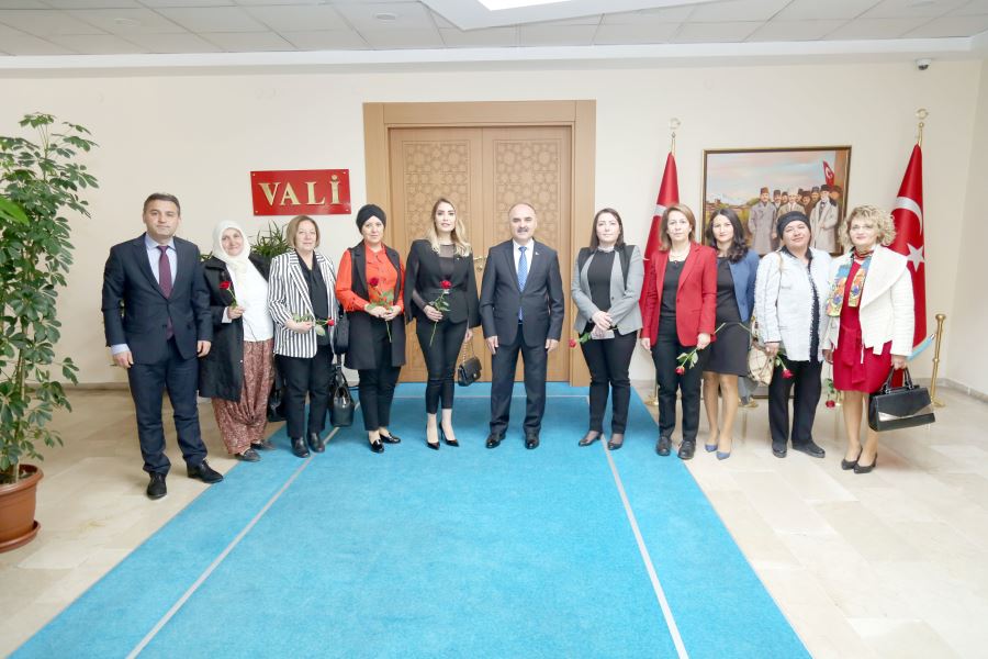 Vali Günaydın’a “8 Mart Dünya Kadınlar Günü” Ziyareti 