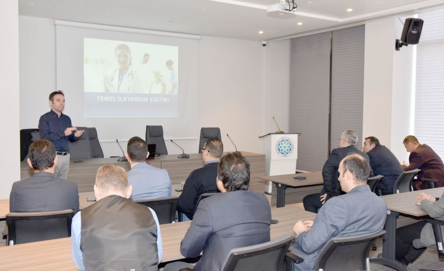 KTO personeline koronavirüs eğitimi 