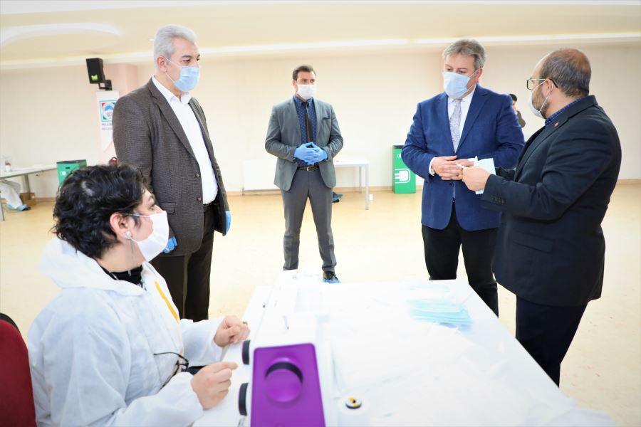 MELMEK’TE maske üretimi başladı