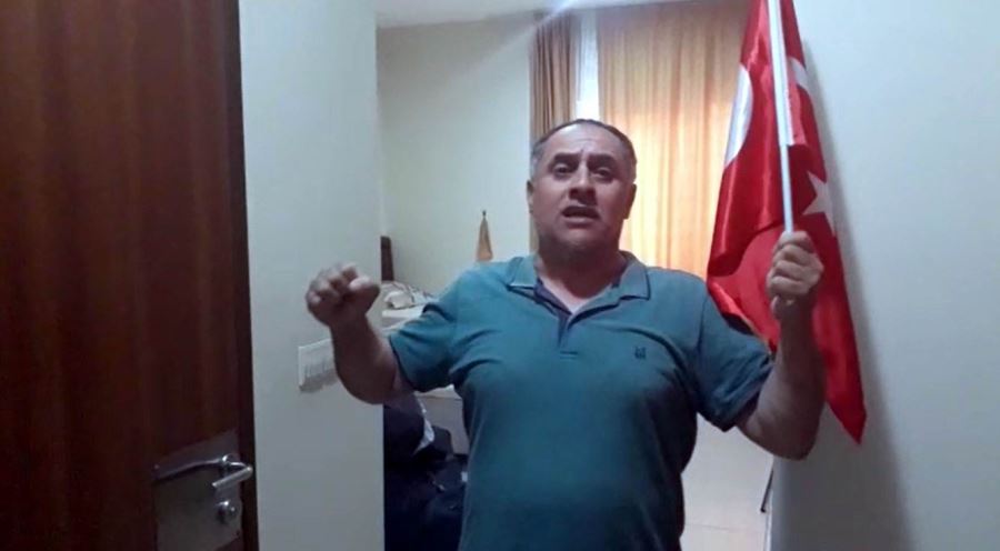 Kuveyt’ten özel uçakla Kayseri’ye getirilen işçi