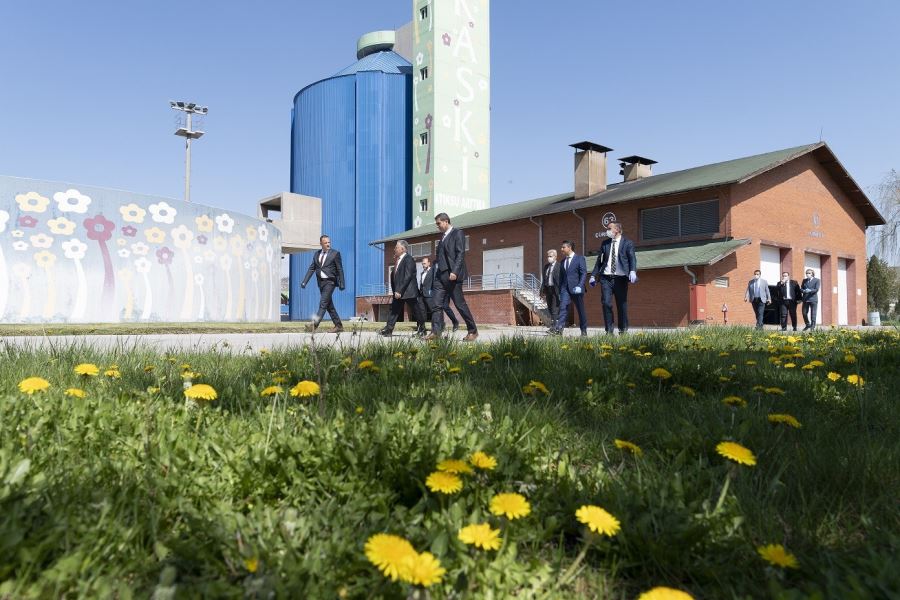 Başkan Büyükkılıç arıtma tesisini inceledi