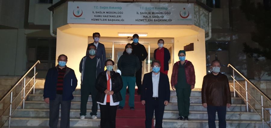  İl Sağlık Müdürü Benli filyasyon ekibini ziyaret etti