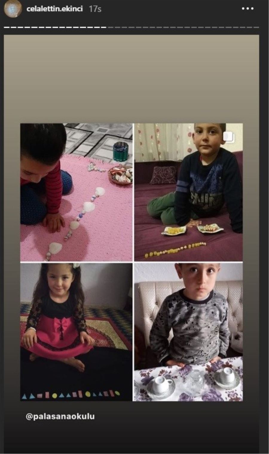  Ekinci uzaktan eğitim günlerini paylaştı